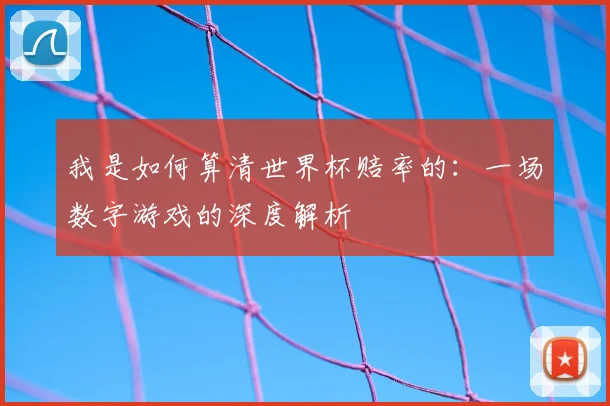 我是如何算清世界杯赔率的：一场数字游戏的深度解析